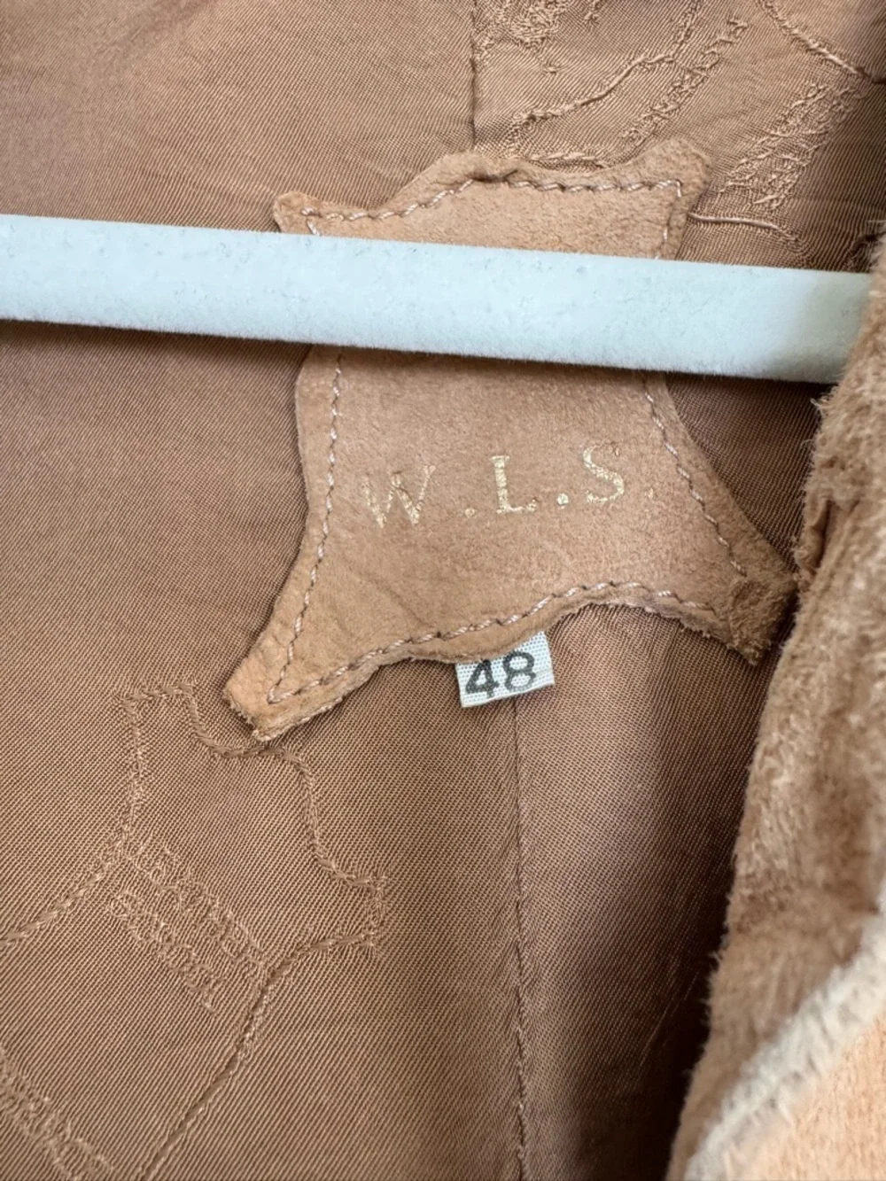 Vintage Wilson’s Buttery-Soft Suede Button-Front Jacket - Tan Size Small - Picture 2 of 7